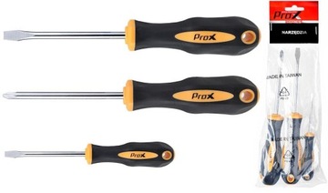 PROX ZESTAW WKRĘTAKÓW 3 szt PLASTIKOWA RĄCZKA 6x100 / 3x60