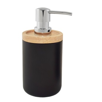 Ręczny dozownik mydła w płynie 250 ml czarny podajnik aplikator stylowy