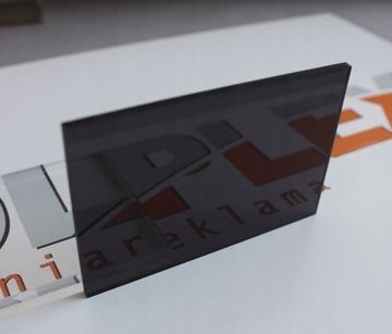 БОЛЬШОЕ КОЛИЧЕСТВО - ПЛЕКСИ Темный. Графит 3 мм – на заказ