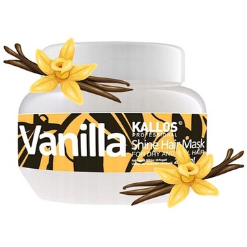 KALLOS SHINE VANILLA MASKA NABŁYSZCZAJĄCA DO WŁOSÓW SUCHYCH WANILIA 275ML
