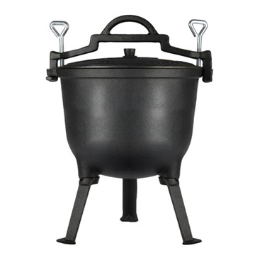 Эмалированная чугунная кастрюля SILESIA EMALIA 10л.