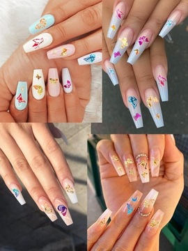 Наклейки для ногтей для украшения ногтей.