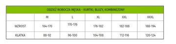 KURTKA ODBLASKOWA ZIMOWA CIEPŁA OCIEPLANA CLASSWORK r. XXL