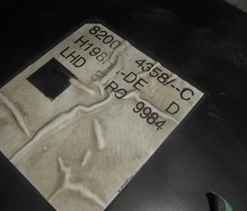 RENAULT VELSATIS SVĚTLO PRAVÁ PŘEDNÍ 820004358C MĚNIČ