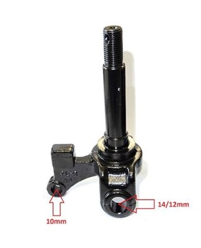 ПОДВЕСКА Поворотный кулак ПЕРЕДНИЙ ПРАВЫЙ БАРАБАН ATV150-250