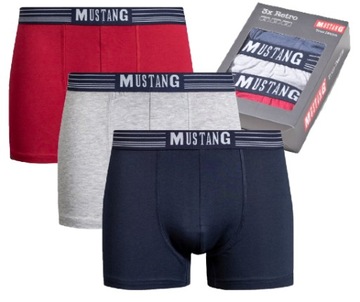 Bokserki Mustang True Denim 3-pack r. M