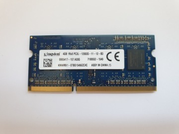 ОЗУ ПАМЯТЬ RAMAXEL 4 ГБ DDR3 SO-DIMM PC3L 12800S 1600 МГц RMT3170MP68F9F-1600
