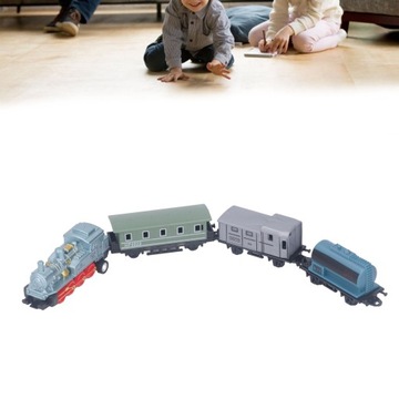 Винтажная игрушечная модель паровоза из сплава