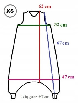 Спальный мешок спальный мешок XS размеры 74-86 выкройки LEGS