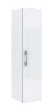 SZAFKA ŁAZIENKOWA WISZĄCA BIAŁA POŁYSK 1D 30 CM