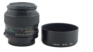 CANON FD 50/1.2 N + CANON BS-52