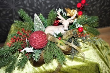 Рождественская улица для могилы CEMETERY RENEWAL безделушки