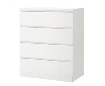Komoda Ikea MALM 80 x 48 x 100cm biały