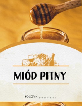 ETYKIETY 10 szt MIÓD PITNY etykieta