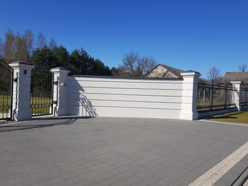 ЗАБОРЫ УСАДЬБЫ, ПРОЛЕТЫ, БЕТОННЫЕ СТОЯНИЯ