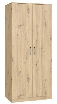 Szafa ubraniowa dwudrzwiowa NIKO NIKS80-D78 dąb artisan FORTE