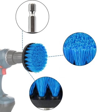 SZCZOTKI SPRZĄTAJĄCE NA WIERTARKĘ AKUMULATOROWEJ