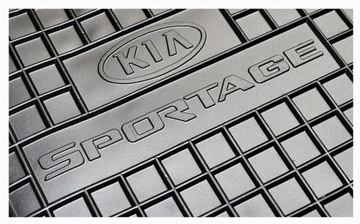 KIA SPORTAGE II (2004-2010) dywaniki gumowe bezzapachowe ORYGINALNE LOGO