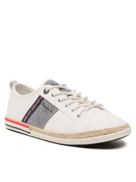 PEPE JEANS Espadryle Maoui Tape PMS30917 White 800