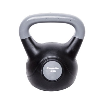 HANTLA BITUMICZNA inSPORTline Kettlebell Dark 14kg