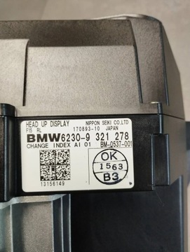 BMW X5 F15 DISPLEJ HEAD UP 9321278 GB