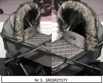 Меховая отделка на капюшоне коляски - мех для коляски.