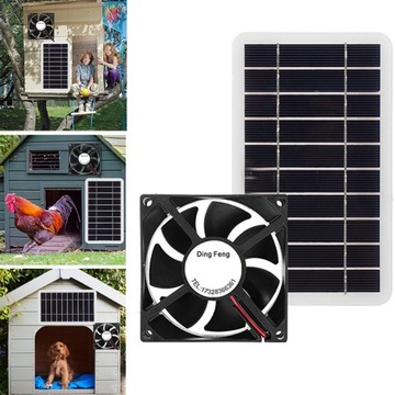PANEL 30W SOLARNY FOTOWOLTAICZNE+WENTYLATOR