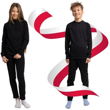 ТЕРМОАКТИВНАЯ ОДЕЖДА ДЛЯ ДЕТЕЙ 140 ТЕПЛАЯ ФУТБОЛКА С ДЫШАЩЕЙ ПОДКЛАДКОЙ