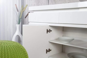 Глянцевый комод + светодиод + пульт дистанционного управления Infinity