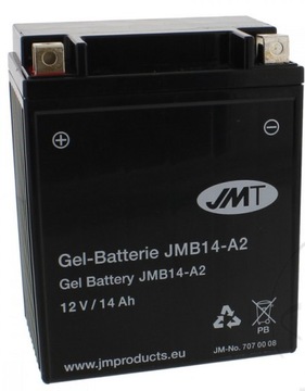 AKUMULATOR ŻELOWY JMT JMB14-A2 GEL HONDA CB 750 F2 Seven Fifty 1992 - 2003