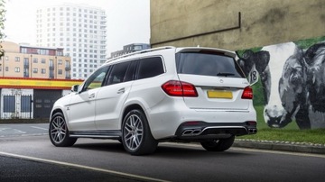 Насадки на диффузор для Mercedes GLS X166 SUV Facelift 09/15-19 GLS63 Look