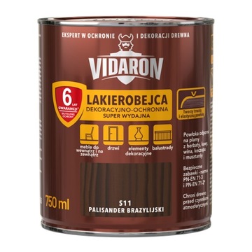 Vidaron Lakierobejca palisander brazylijski 0,75L