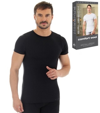 WEŁNIANY T-SHIRT PODKOSZULEK MERYNOS Brubeck 2XL