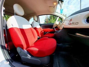Fiat 500 II Hatchback 3d 1.2 69KM 2009 Fiat 500 biala perelka, bardzo ladny, GWARANCJA 1.2 Benzyna 69KM, zdjęcie 5