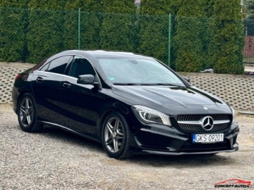 Mercedes CLA C117 Coupe 1.6 200 156KM 2014 Mercedes-Benz CLA AMG Navi Parkdistance Led Xenon Automat 1.6 Benzyna 156KM, zdjęcie 7