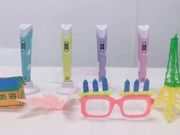 НАБОР ШАРИКОВОЙ РУЧКИ ДЛЯ 3D ПРИНТЕРА + КАРТРИДЖИ + БЛОК ПИТАНИЯ