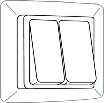 OSŁONA ŚCIANY POD WŁĄCZNIK BIAŁA OSX-910-BIA ZAMEL