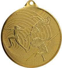 MEDAL złoty MMC3072/G R-70 mm LEKKOATLETYKA