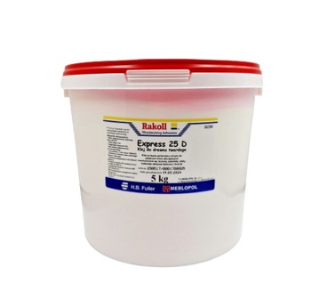 Klej do drewna, montażowy Rakoll Express 25 D 5KG