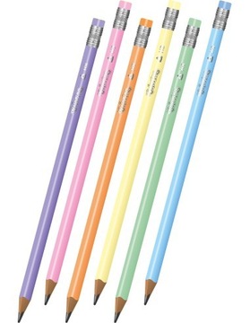 Ołówki z gumką Colorino Pastel MIX KOLORÓW