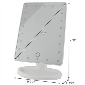 Косметическое зеркало со светодиодной подсветкой