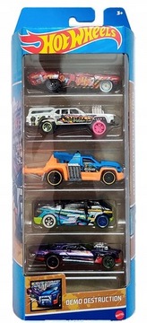 HOT WHEELS CITY Zestaw 5-PACK DEMO DESTRUCTION