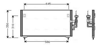 AVA QUALITY COOLER MT5106 KONDENZÁTOR KLIMATIZACE