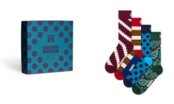 Zestaw Kolorowych Skarpet HAPPYSOCKS New Vintage Gift Set 41-46 P000322