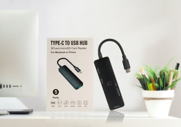 АДАПТЕР-концентратор USB-C АДАПТЕР USB 3.0 MICRO SD