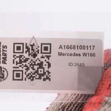 MERCEDES ML W166 ZRCÁTKO ZPÁTEČNÁ VNITŘNÍ ŠEDÉ A1668100117