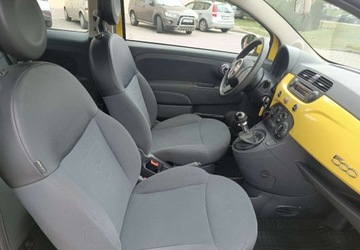 Fiat 500 II Hatchback 3d 1.2 69KM 2009 Fiat 500 Zarejestrowany - benzyna - bezwypadkowy - 113000 km 1.2 Benzyna, zdjęcie 11