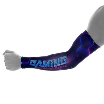 Rękaw kompresyjny GAMING fioletowy L/XL