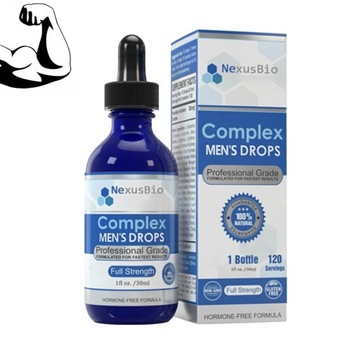 NexusBio Labs Complex Men's Drops, 0.5fl.oz brand revitahepa mens drops,