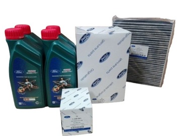 ZESTAW FILTRY + OLEJ FORD FOCUS MK3 1,5 TDCI 2014 - 2020 ORYGINAŁ